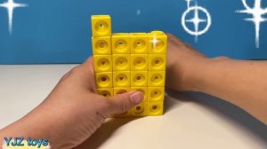 Making Numberblock 30 31 32 35 36 Building 30 club from MathLink Cubes