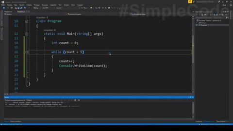 №21. C#. Цикл while