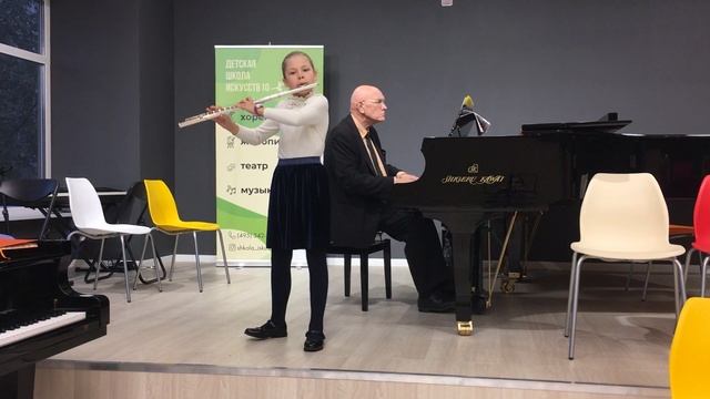 Ю.Должиков. Вальс "Память о Париже". 14.09.2021. ДШИ №10, флейта, 10 лет. смотреть онлайн