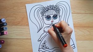 Как нарисовать куклу?Haw to draw a doll?