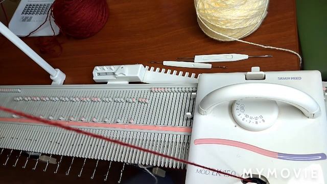 Идея. Перемотка пряжи. Кавказкая пряжа на Сильвер Рид LK-150. смотреть онлайн