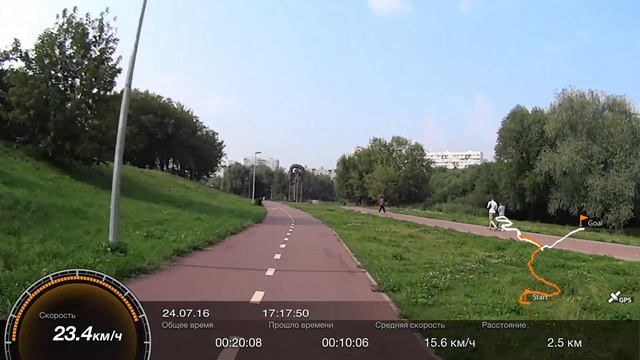 Велодорожки на Яузе