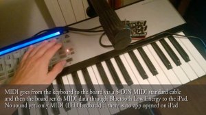 Arduino MIDI to BLE-MIDI (MIDI over Bluetooth Low Energy)
