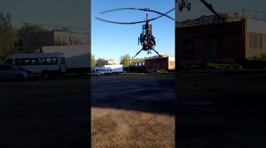 Homemade  Coaxial Helicopter crash