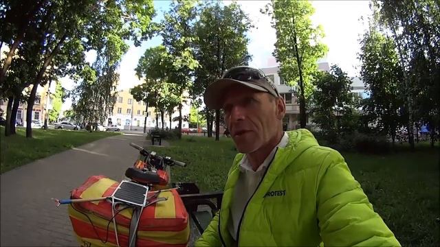 20. Последнее велопутешествие. Ночевка в палатке у смоленского кремля.