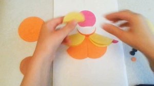 Как сделать аппликацию из цветной бумаги  #DIYpapercraft