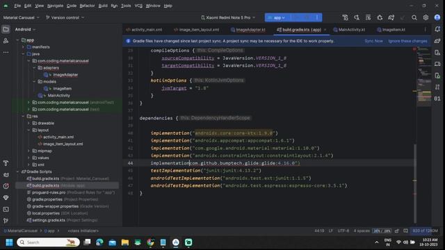 How to Implement Material Carousel in Android Studio Kotlin