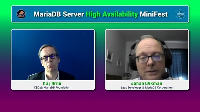 MariaDB HA MiniFest 2021 смотреть онлайн