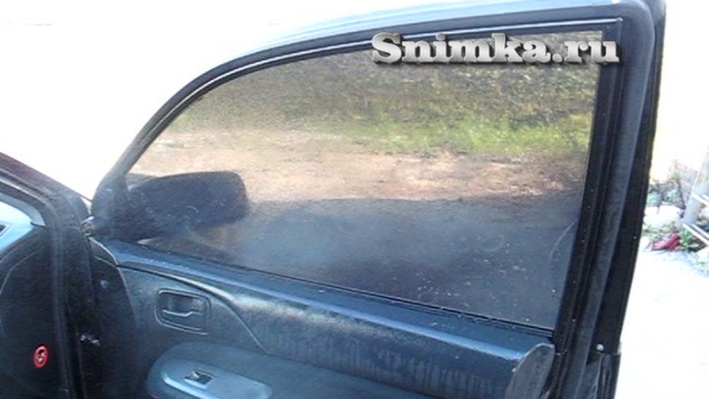 Съемная тонировка Snimka Static (Установка пленки)