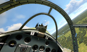 Пробный полет на ЛаГГ-3 в игре "Ил-2 Штурмовик БЗС" в VR шлеме.