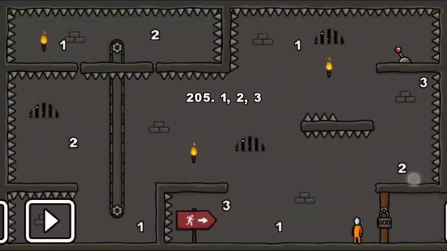 Стикмен. One LEVEL 3. Jailbreak. (201-210 уровни). Побег из ТЮРЬМЫ. БОСС МЕТАТЕЛЬ. Логическая игра