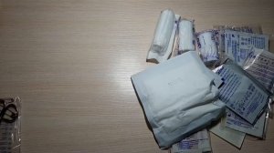 Обзор набора первой помощи. First aid kit.