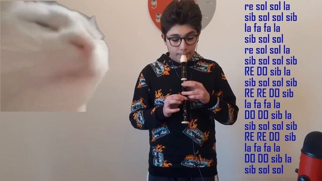 Cat Vibing To "levan Polkka" on Flute смотреть онлайн