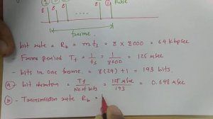 Examples on T1 System or PCM-TDM system in Digital Communication by Engineering Funda