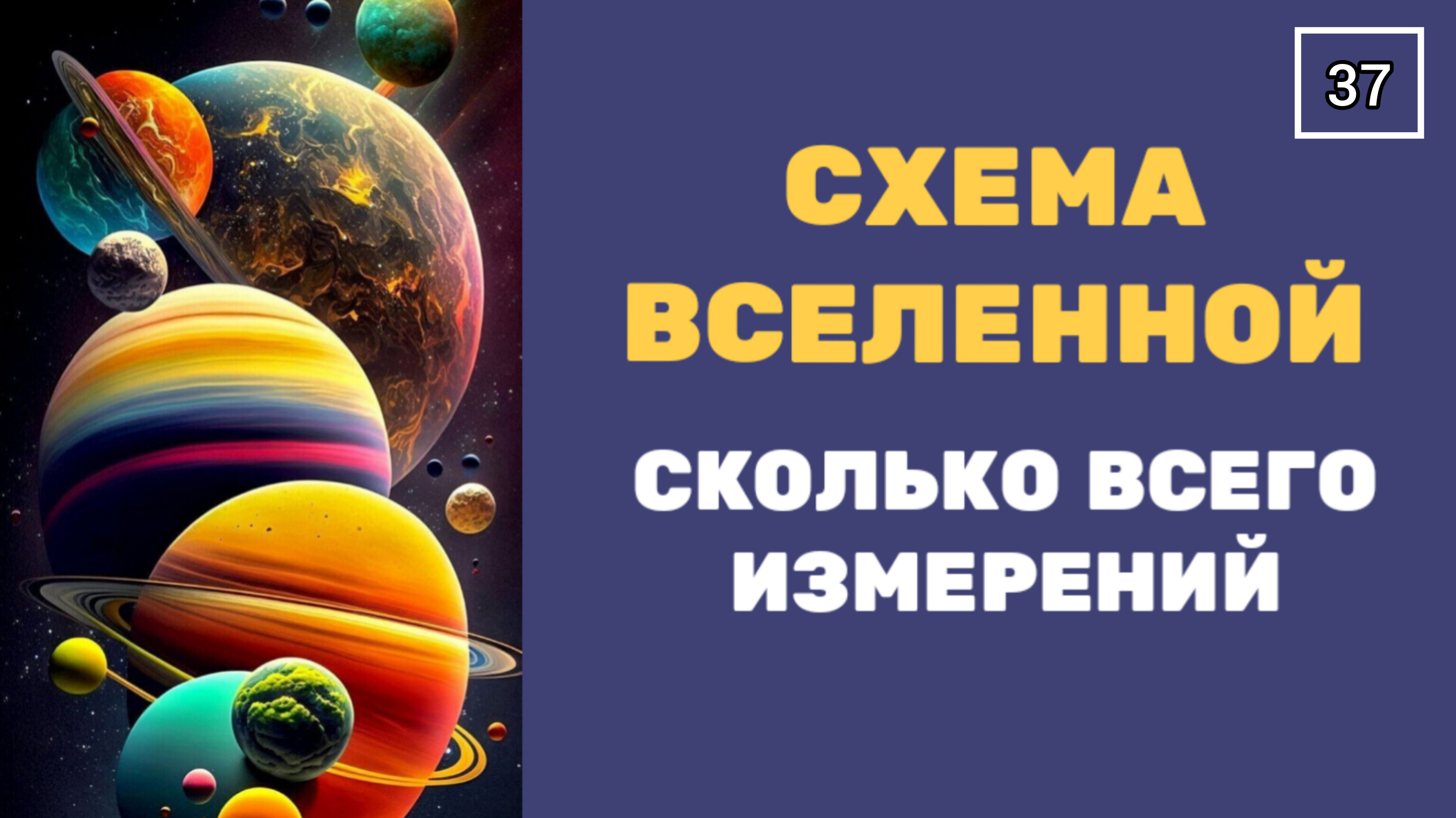 СХЕМА ВСЕЛЕННОЙ. СКОЛЬКО ВСЕГО ИЗМЕРЕНИЙ И ГДЕ ПЛАНЕТА ЗЕМЛЯ