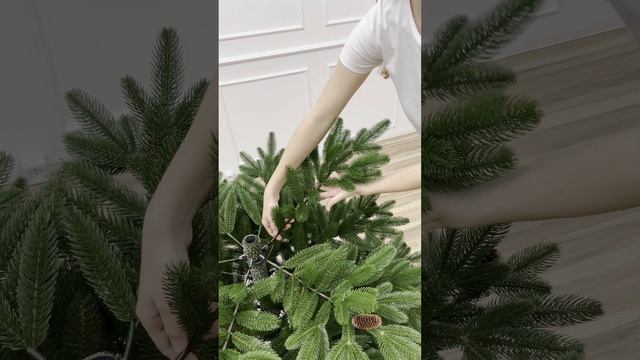 Искусственная ель литая "Смоленская с шишками"