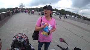 Познакомился с Китаянкой и прокатил на своём Мотоцикле! #045