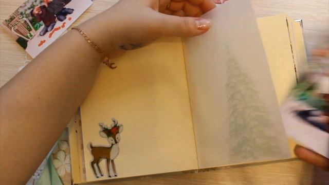 СКРАПБУКИНГ_ мини альбом своими руками_ручная работа__Зима__ DIY album.mp4 смотреть онлайн