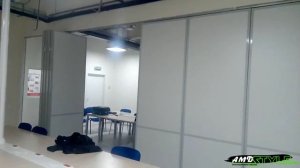 Складная шумоизолирующая перегородка