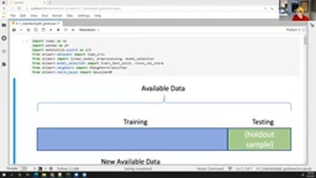 Stats 21 Lesson 9-1 train-test-split sklearn смотреть онлайн