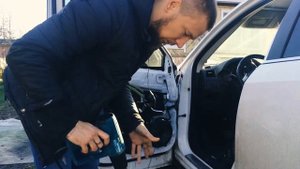 Установка съемной силиконовой тонировки