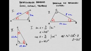 sinus cosinus tangens 5 berechne fehlende winkel