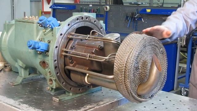 Структура винтового компрессора Bitzer СSH