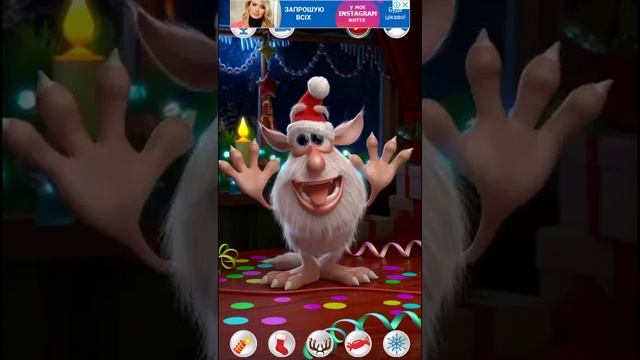 ? Говорящий домовенок Буба жонглирует конфетами и глотает их. смотреть онлайн