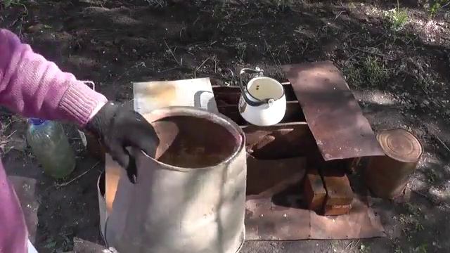 Как сделать печку - мангал из дачного хлама . Мастер класс смотреть онлайн