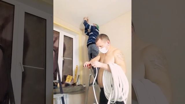 Сегодня в Нижнем Новгороде установка натяжного потолка. смотреть онлайн