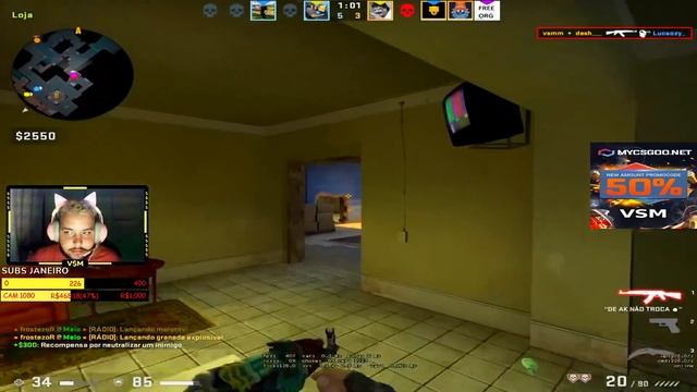 RUSHANDO DE AWP E MATANDO 4 NA MIRAGE DE TR смотреть онлайн