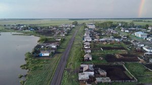 Сарыбалык с высоты птичьего полета(после дождя)