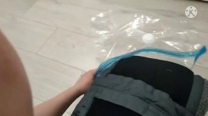 Складываем зимнюю одежду для сезонного хранения.Вакуумный пакет из Фикс Прайса. #хранениеодежды