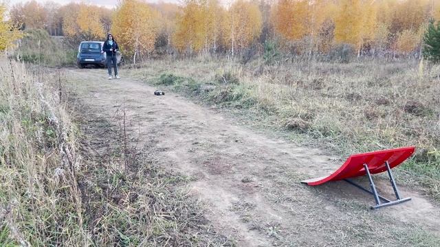 MJX на трамплине