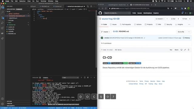 GitHub Actions 006: DockerHub Markdown Synchronisation смотреть онлайн