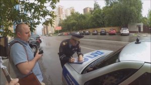 Реутов. Борзый гаишник разговаривает с блогерами как с холопами.  Написали заявление.