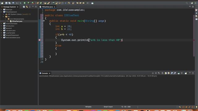 if-else statement - Java Control Statements | Test Automation World смотреть онлайн