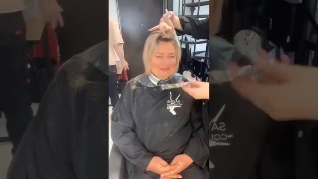 Боб-Каре для женщин с полным лицом 50+/Bob-Square for women with a full face 50+ #модаикрасота