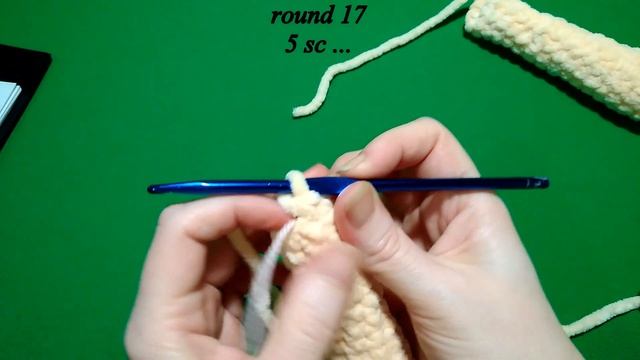Ванильный зайка из плюшевой пряжи. МК. Ч3. Рlush bunny crochet смотреть онлайн