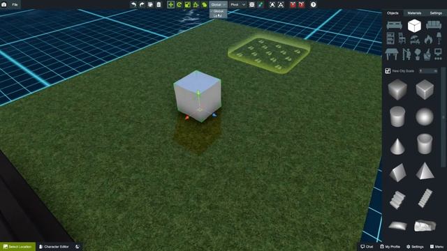 3DX-Chat World Editor Tutorial Part 6 - The Difference Between Local And Global Axis.