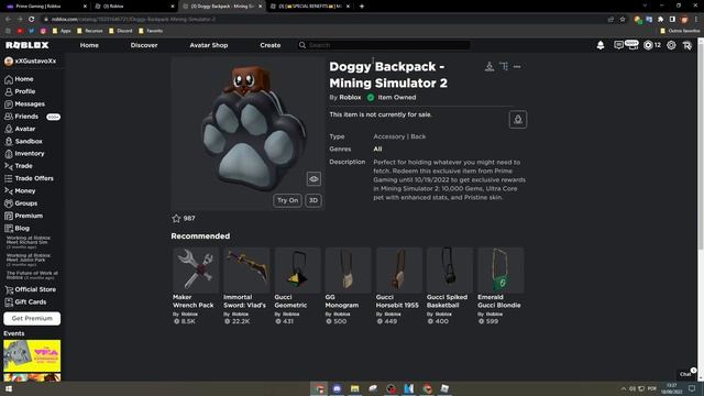 Novo item grátis exclusivo da AMAZON PRIME GAMING! [DOGGY BACKPACK - MINING SIMULATOR 2] смотреть онлайн