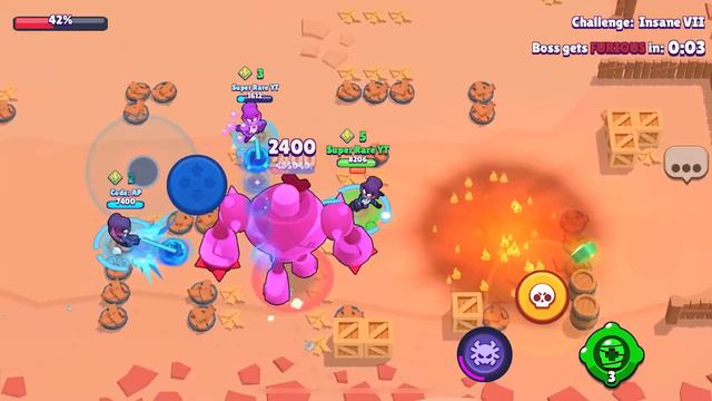 Triple CHARLIE Brawler in Boss Fight !!! Charlie too good ? смотреть онлайн