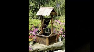 Декоративный колодец, как украшение для дачи