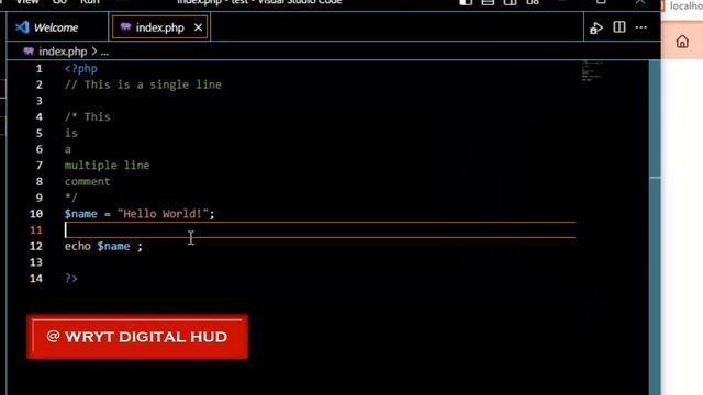 LEARN VARIABLES AND COMMENTING IN PHP WITHIN 17 MINUTES | PHP FOR BEGINNERS