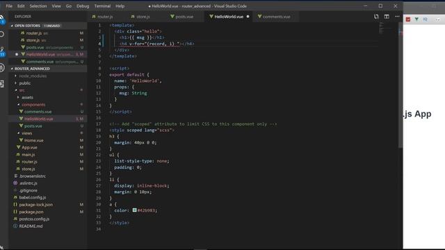 Learn Vue.js (RU): Advanced Routing #1 смотреть онлайн