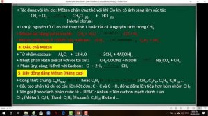 Bài 16: Mêtan và dãy đồng đẳng của Mêtan (Ankan)