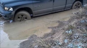 Dodge RAM stuck offroad than help