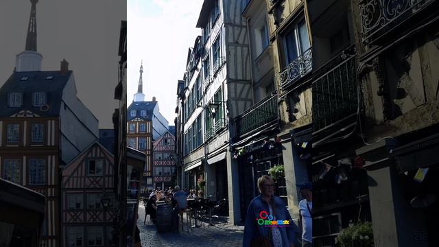 🙋♀️ #小編去旅行 📸 14-8-2023 #現場實拍  🇨🇵 #法國 #魯昂#ROUEN 💬#魯昂大教堂 是法國印象主義畫家克洛德·莫奈 #Monet 的一系列繪畫 #歐來歐去 #goeugo