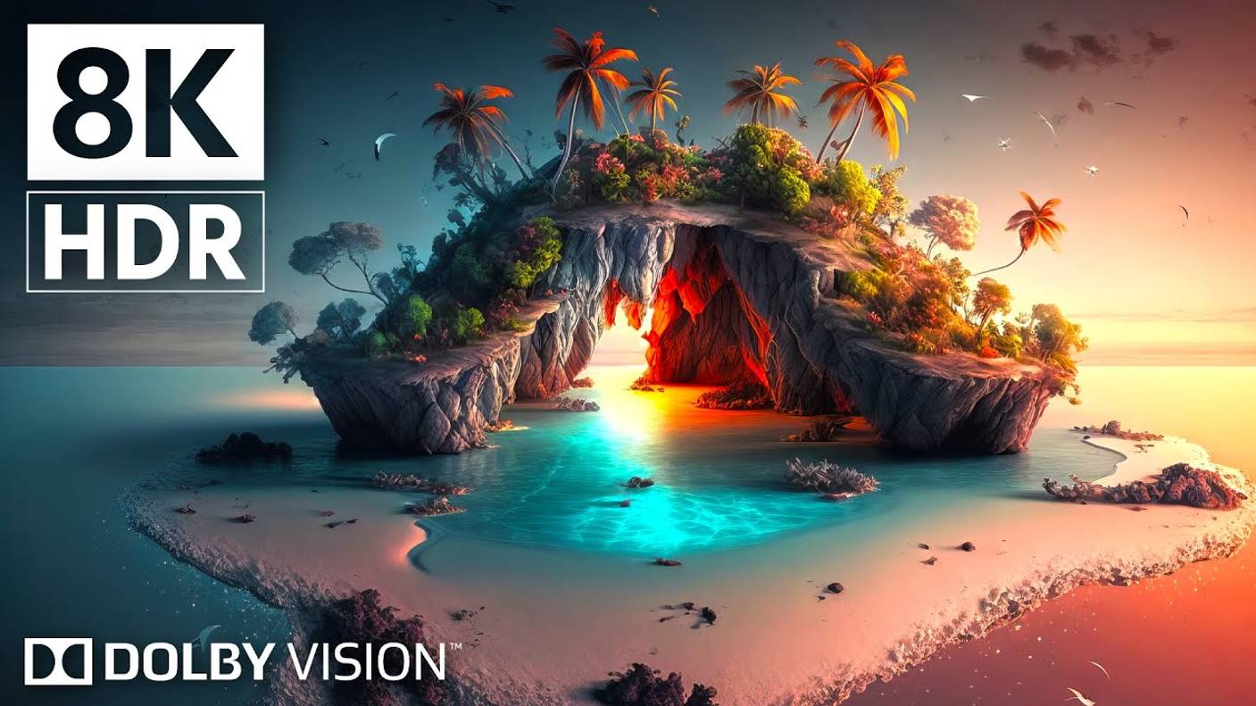 Чудесная красота мира 8K HDR 60fps Dolby Vision