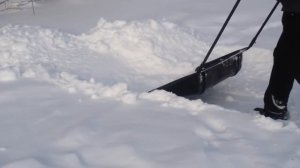 Скрепер волокуша Михалыч усиленный для ручной уборки снега.MP4